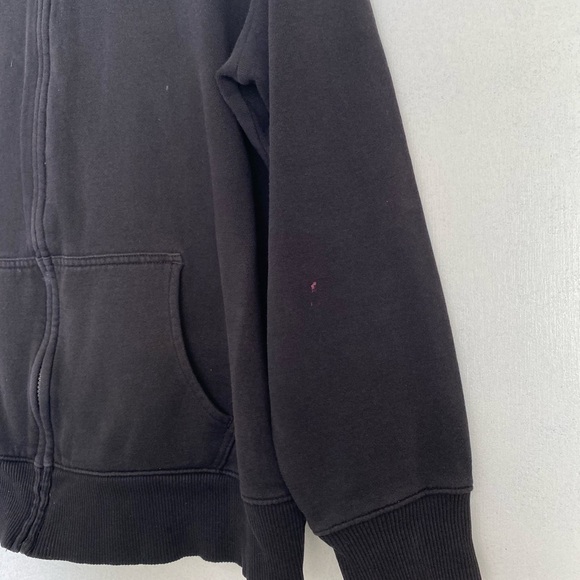 OLD NAVY BLACK ZIP UP HOODIE SIZE L - Picture 3 of 5